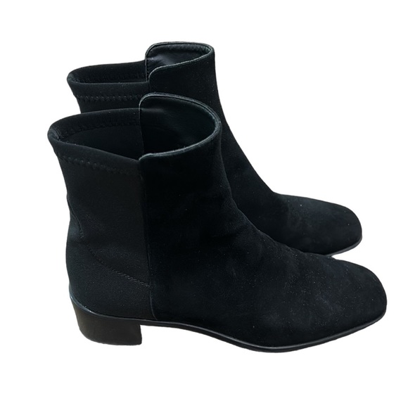 Stuart Weitzman Easyon Reserve suede and neoprene ankle boots Size 5 - Picture 3 of 12